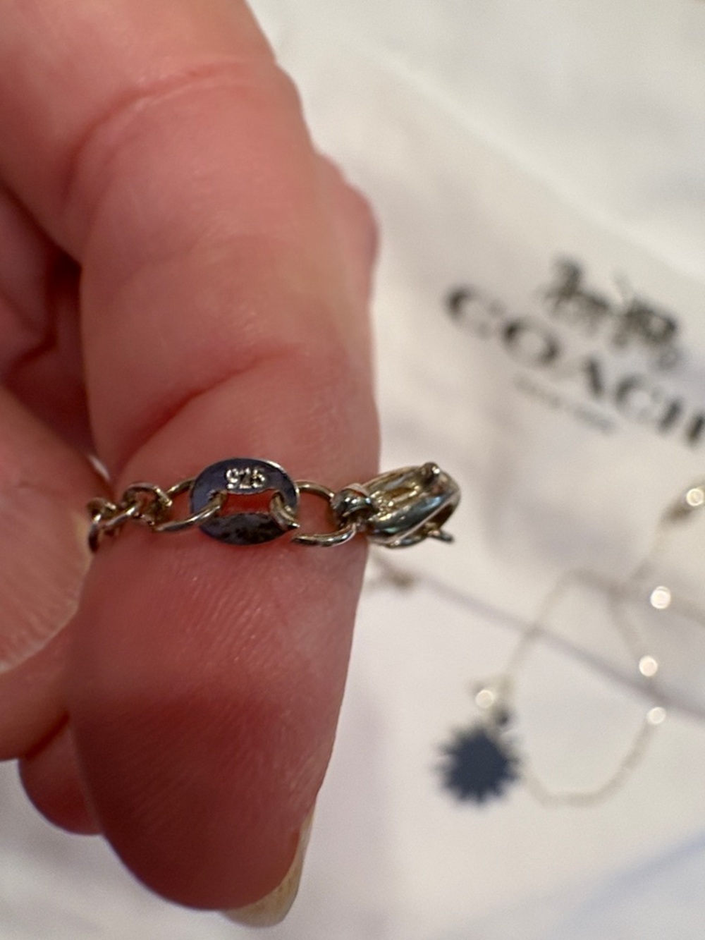 Coach Blue Watering Can & Purple Sunflower Charm Necklaces - Picture 5 of 5
